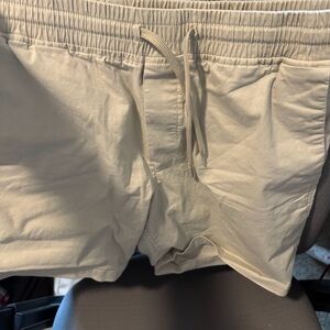 Calvin Klein Khaki Drawstring Shorts